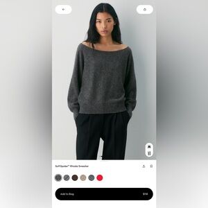 Wilfred Softspoke Rhoda Off-the-shoulder Sweater